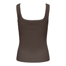 JDY Malli ærmeløs tanktop - Chocolate Brown