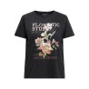 ONLY CARMAKOMA Lucy T-shirt - Black Floristic