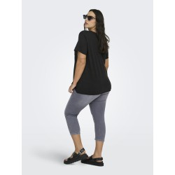 ONLY CARMAKOMA Lucy t-shirt - Black Floristic studio