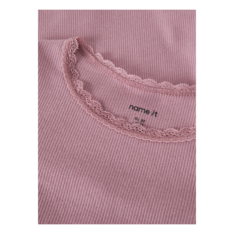 NAME IT MINI Kab langærmet bluse - Lilas