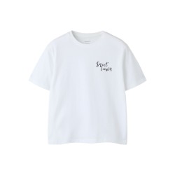 NAME IT Kids Fallina kortærmet t-shirt - Bright White