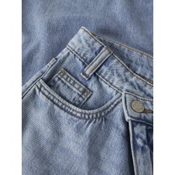 NAME IT Kids Bella x-brede closure jeans - Medium Blue Denim