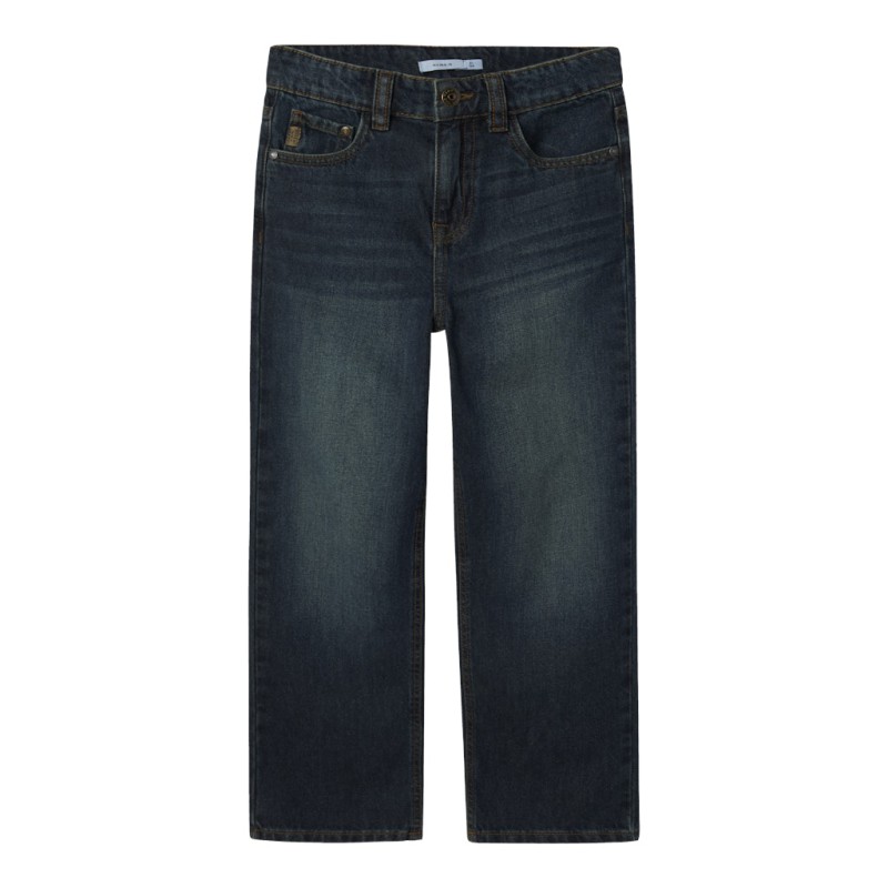 NAME IT KIDS Ryan Straight Jeans 3418-Be - Vintage Dark Blue Denim