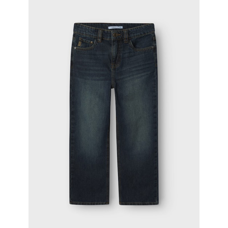 NAME IT KIDS Ryan Straight Jeans 3418-Be - Vintage Dark Blue Denim