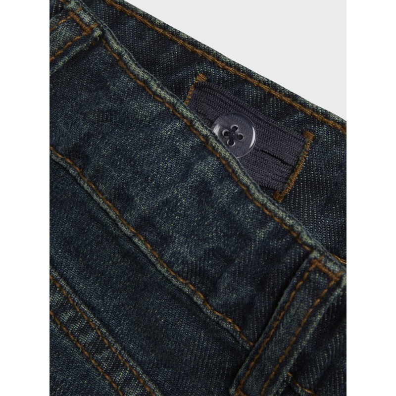 NAME IT KIDS Ryan Straight Jeans 3418-Be - Vintage Dark Blue Denim
