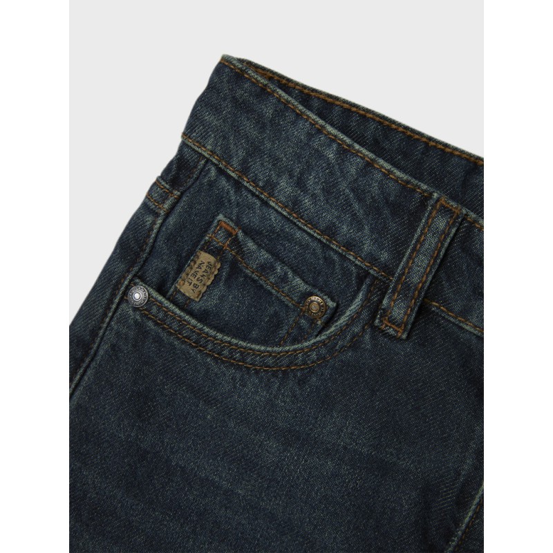 NAME IT KIDS Ryan Straight Jeans 3418-Be - Vintage Dark Blue Denim