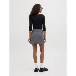 JJXX Fiffi 3/4 boatneck T-shirt - Sort