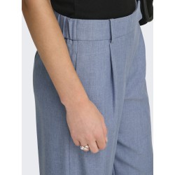 ONLY Linda højtaljede straight bukser - Vintage Indigo Melange