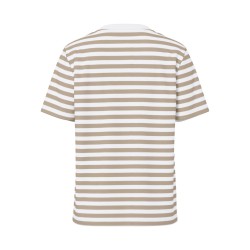PIECES Ria kortærmet stribet t-shirt  - Silver Mink