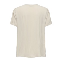 ONLY CARMAKOMA Selasi kortærmet t-shirt - Pumice Stone