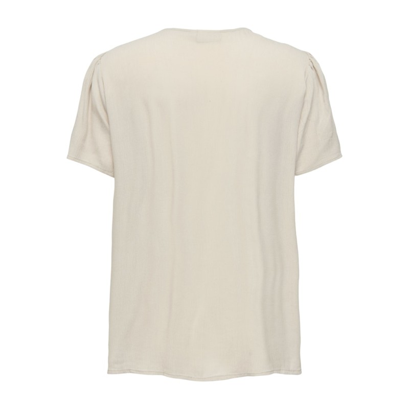 ONLY CARMAKOMA Selasi kortærmet t-shirt - Pumice Stone