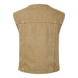 PIECES Kate denim vest - Cedar
