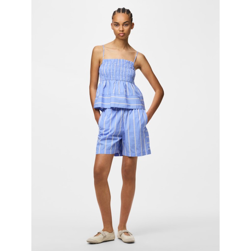 PIECES Philipa shorts - Hydrangea
