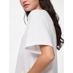 PIECES Skylar kortærmet oversized t-shirt - Bright White