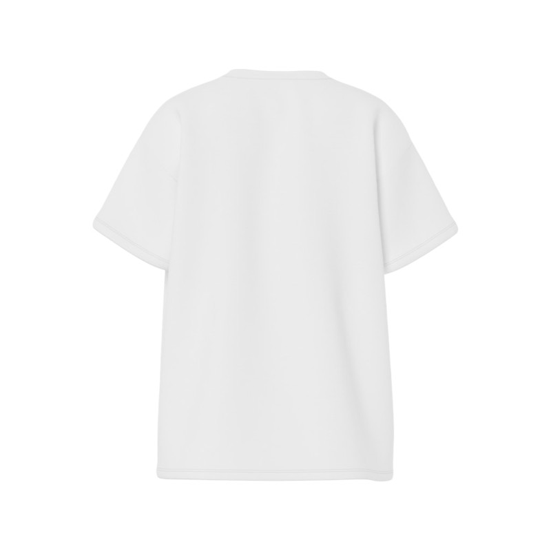 PIECES Skylar kortærmet oversized t-shirt - Bright White