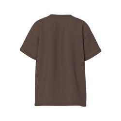 PIECES Skylar kortærmet oversized t-shirt - Hot Fudge