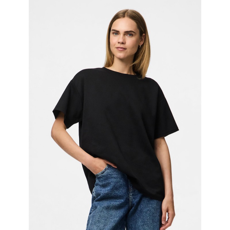 PIECES Skylar kortærmet oversized T-shirt - Black