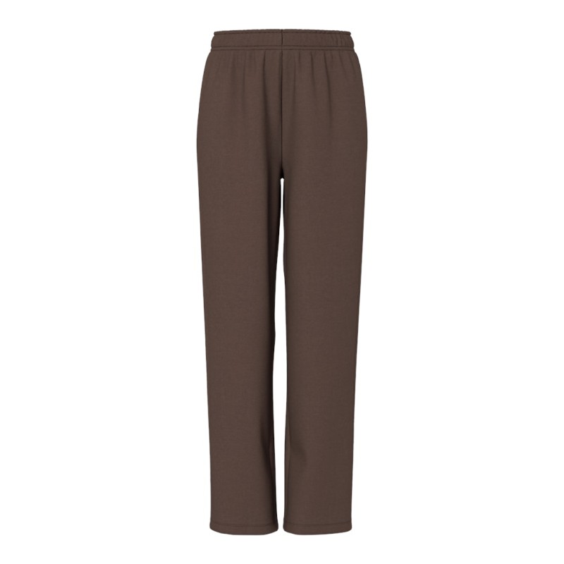 PIECES Chilli højtaljet straight sweatpants - Hot Fudge