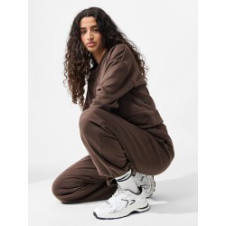 PIECES Chilli højtaljet straight sweatpants - Hot Fudge