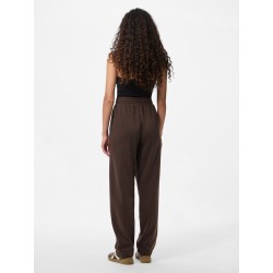PIECES Chilli højtaljet straight sweatpants - Hot Fudge