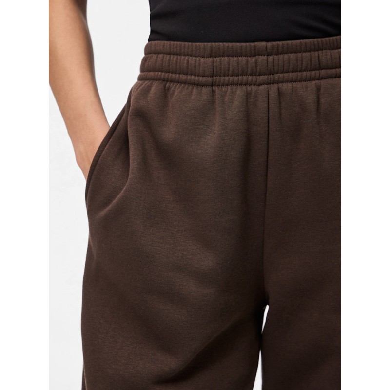 PIECES Chilli højtaljet straight sweatpants - Hot Fudge