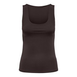 ONLY Lone S/L Vendbar Top - Chocolate Torte
