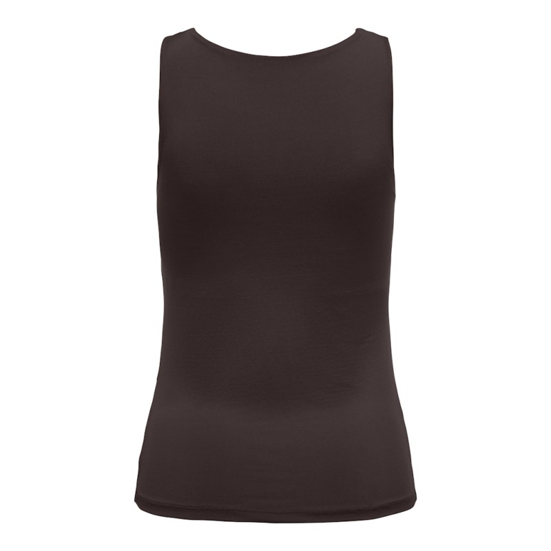 ONLY Lone S/L Vendbar Top - Chocolate Torte