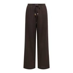 ONLY Isola pull up wide bukser - Coffee Bean