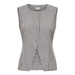 JDY Franka ærmeløs vest - White