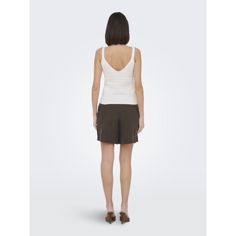JDY Cille life shorts - Chocolate Brown