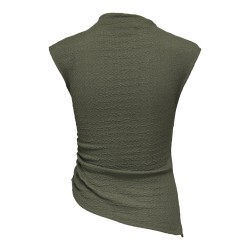 JDY Nila ærmeløs funnel neck top - Black Olive