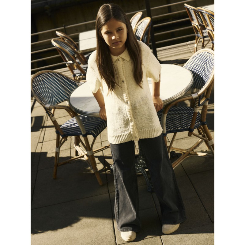 NAME IT Kids Polly x-brede jeans - Black Denim