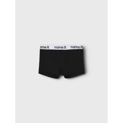 NAME IT KIDS Boxershorts 3-Pak - Black Bright w. white waistband