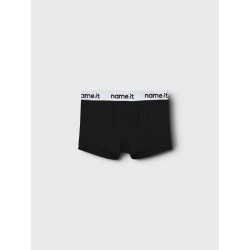 NAME IT KIDS Boxershorts 3-Pak - Black Bright w. white waistband