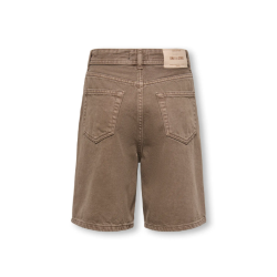 ONLY & SONS JUNIOR fade loose denim shorts - Brown Denim