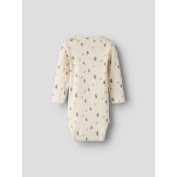NAME IT BABY Fisher langærmet body - Peyote