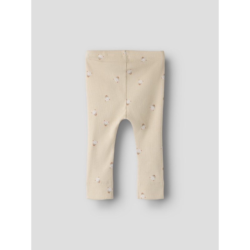 NAME IT BABY Unisex ferini leggings - Cement