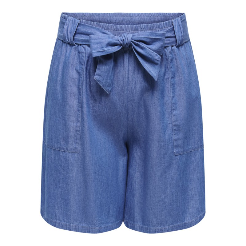 ONLY CARMAKOMA Nova azure talia shorts - Medium Blue Denim