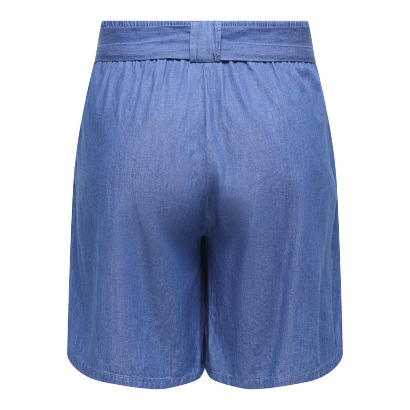 ONLY CARMAKOMA Nova azure talia shorts - Medium Blue Denim