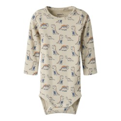 NAME IT BABY Fidius langærmet body - Peyote