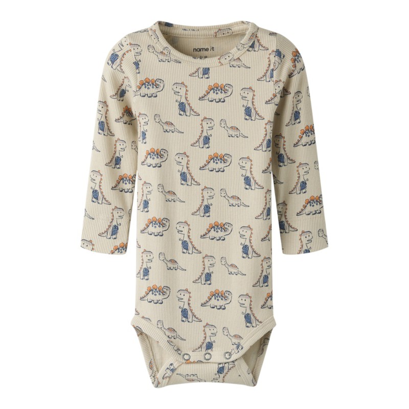 NAME IT BABY Fidius langærmet body - Peyote