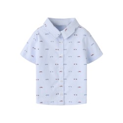 NAME IT MINI Frakkan kortærmet skjorte - Kentucky Blue