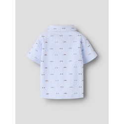 NAME IT MINI Frakkan kortærmet skjorte - Kentucky Blue