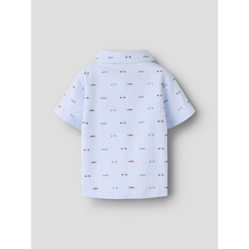 NAME IT MINI Frakkan kortærmet skjorte - Kentucky Blue