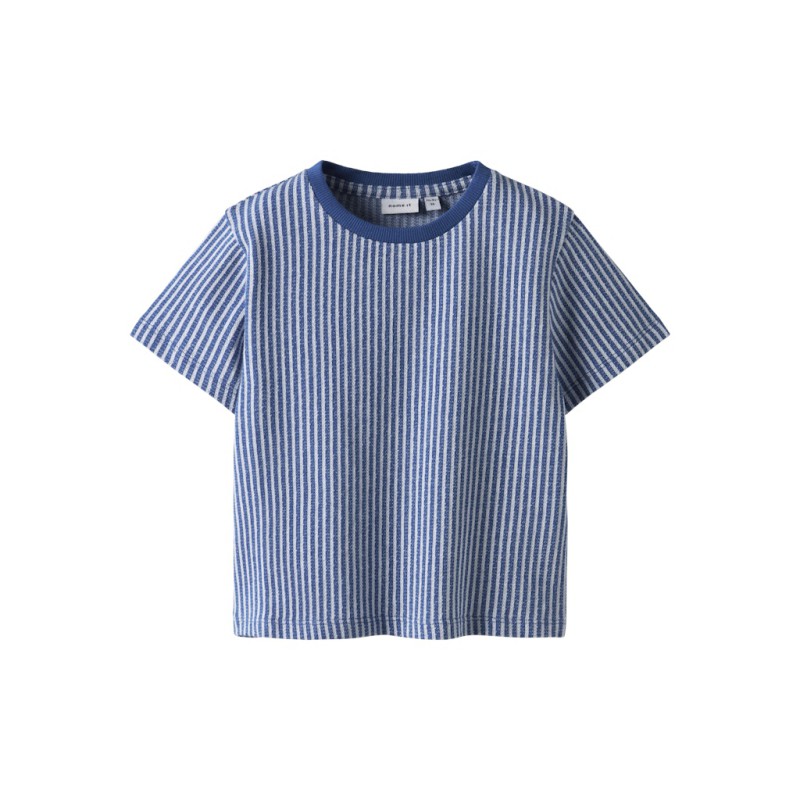 NAME IT MINI Hans kortærmet t-shirt - Nautical Blue