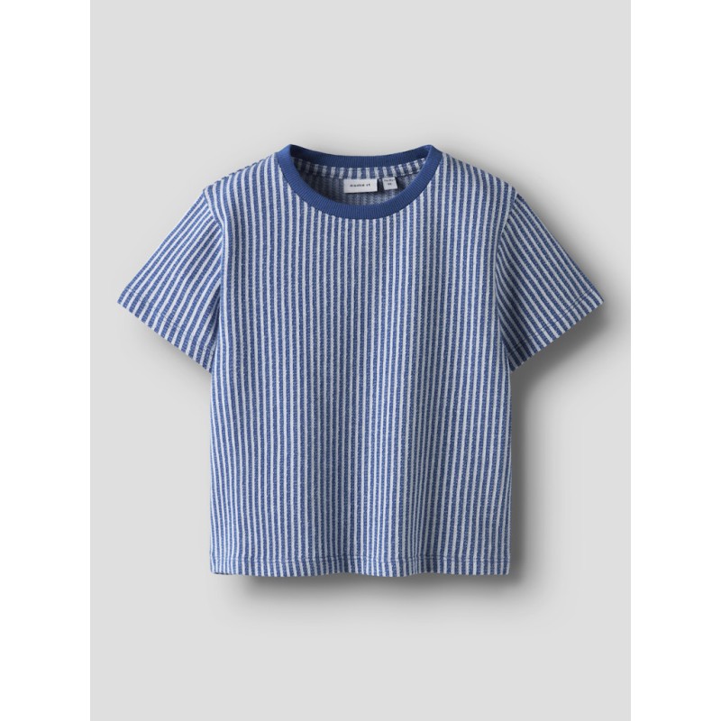 NAME IT MINI Hans kortærmet t-shirt - Nautical Blue