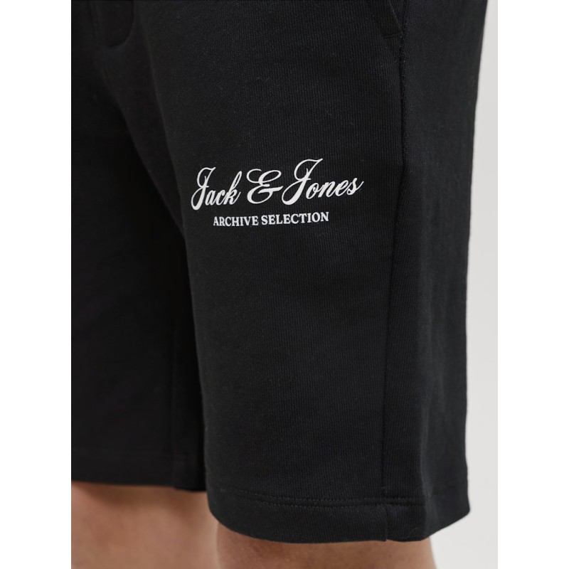 JACK & JONES JUNIOR Gordon archive sweat shorts - Black