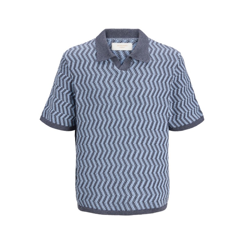JACK & JONES JUNIOR Raiden kortærmet polo - Odyssey Gray
