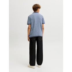 JACK & JONES JUNIOR Raiden kortærmet polo - Odyssey Gray