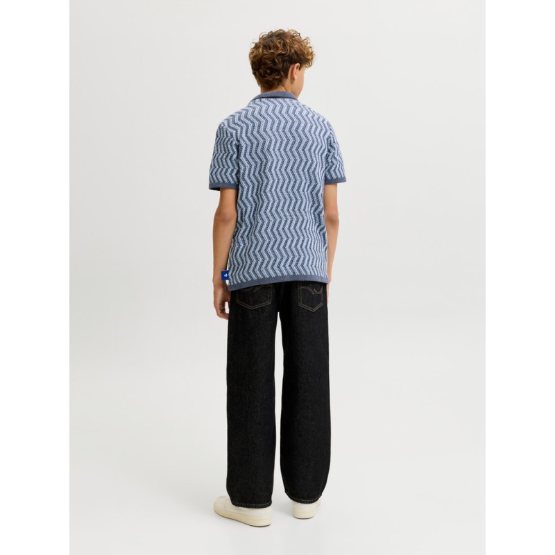 JACK & JONES JUNIOR Raiden kortærmet polo - Odyssey Gray